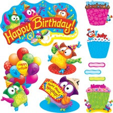 Trend Owl-Stars! Birthday Bulletin Board Set