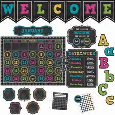 Teacher Created Resources Chalk Brights Accents Brd Set