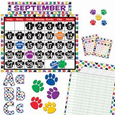Teacher Created Resources Paw Prints Accents Board Set