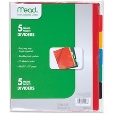 Five Star 5 Tabbed Pocket Dividers