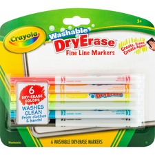 Crayola Washable Dry Erase Fine Line Markers