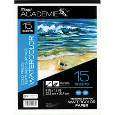 Mead Academie Textured Watercolor Paper Pad