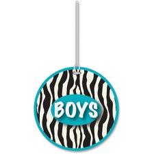 Ashley Zebra Design Gender Hall Pass