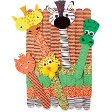 Roylco Wild Animal Craft Sticks