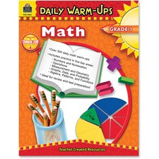 Teacher Created Resources Gr 3 Math Daily Warm-Ups Book Printed Book