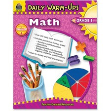 Teacher Created Resources Gr 5 Math Daily Warm-Ups Book Printed Book