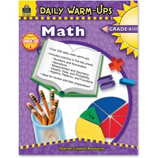 Teacher Created Resources Gr 6 Math Daily Warm-Ups Book Printed Book