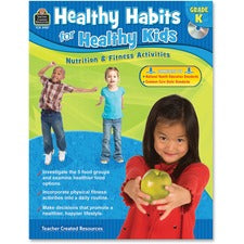 Teacher Created Resources Gr K Healthy Habits Workbook Printed/Electronic Book