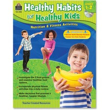 Teacher Created Resources Grade 1-2 Healthy Habits WorkBook Printed/Electronic Book