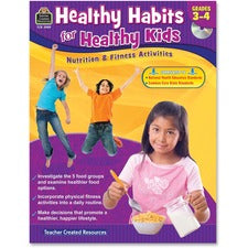 Teacher Created Resources Gr 3-4 Healthy Habits Workbk Printed/Electronic Book