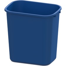 Value-Plus Wastebasket 28 Quart Blue