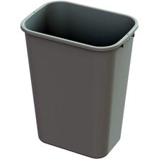 Value-Plus Wastebasket 41 Quart Gray