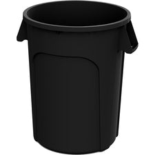 Value-Plus 32 Gallon Plastic Black Container
