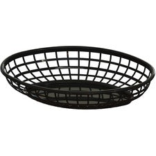 Impact Products Food Basket Oval Black