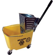 Pro-Pac Metal Squeeze Wringer/Plastic Bucket