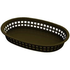 Impact Products Food Basket Rectangle Round End Brown
