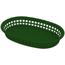 Impact Products Food Basket Rectangle Round End Green