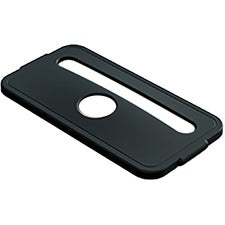 Value-Plus Lid 23 Gallong Slim Can Recycling Black