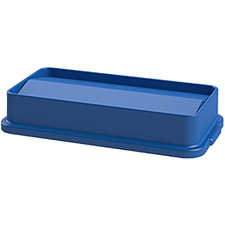 Value-Plus Lid Swing for 23 Gallon Slim Trash Can Blue