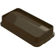 Value-Plus Lid Swing for 23 Gallon Slim Trash Can Brown