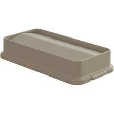 Value-Plus Lid Swing for 23 Gallon Slim Trash Can Taupe