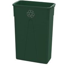 Value-Plus Container 23 Gallon Slim Can Green Recylcle