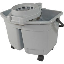 Impact Products 15-Qt. Plastic Divided Pail with Wringer