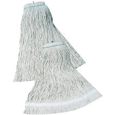 Layflat No-Tangle Screw-Type Cut-End Cotton Wet Mop Heads