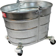 Impact Products Oval Galvanized Steel Bucket with 2