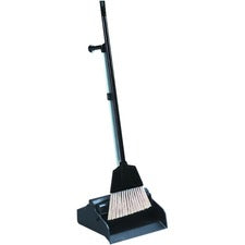 LobbyMaster "L" Grip Aluminum Handle Plastic Lobby Dust Pan