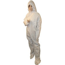 Impact Products PE Laminated Bunnysuit with Hood and Boots
