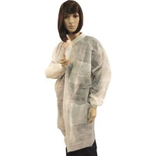Impact Products 3-Pocket Disposable Lab Coat