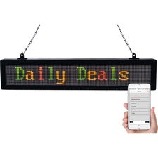 Royal Sovereign 22.5" scrolling message sign with bluetooth