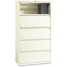 Lorell Binder Storage 36" Lateral File - 5-Drawer