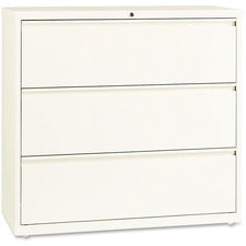 Lorell 42" Lateral File - 3-Drawer