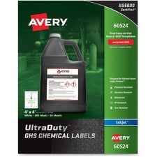 Avery® UltraDuty GHS Chemical Labels