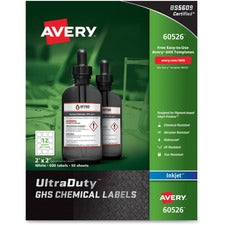 Avery&reg; UltraDuty GHS Chemical Labels