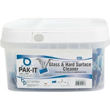 Big 3 Packaging Pak-It Glass/Hard Surface Cleaner Packs