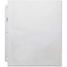 Business Source Top-loading 3-hole Sheet Protectors