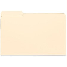 Business Source 1/3-cut Tab Legal Manila File Folders