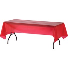 Genuine Joe Plastic Rectangular Table Covers