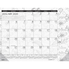 House of Doolittle Doodle Monthly Desk Pad