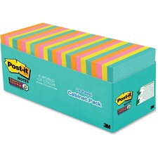 Post-it® Super Sticky Notes - Miami Color Collection