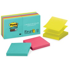 Post-it® Super Sticky Pop-up Notes - Miami Color Collection