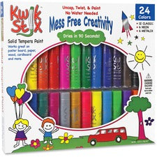 The Pencil Grip Tempera Paint 24-color Mess Free Set