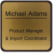 Xstamper 6"x6" Designer Nameplate Set
