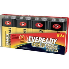 Eveready Gold Alkaline 9-Volt Batteries