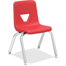 Lorell 12" Seat-height Stacking Student Chair