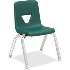 Lorell 12" Seat-height Stacking Student Chair