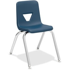 Lorell 16" Seat-height Stacking Student Chairs - 4/CT